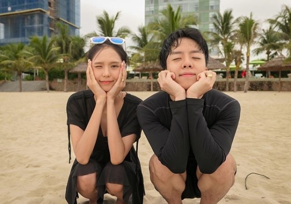 그룹 라니아 출신 유민이 그룹 탑독 출신 P군. 박세혁 인스타그램