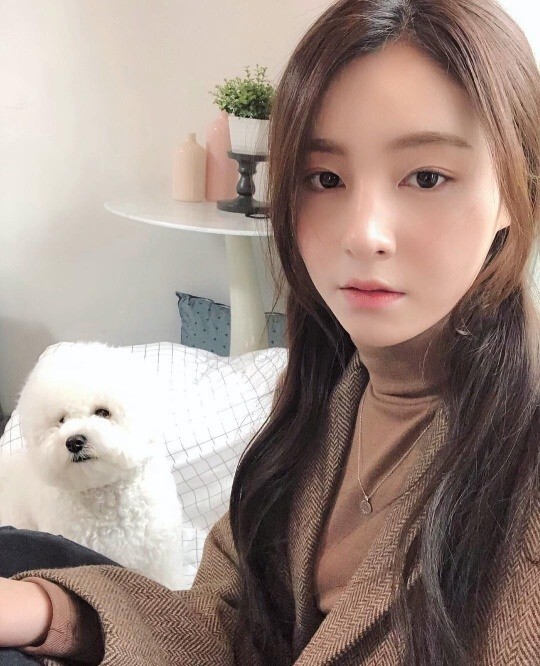 배우 주혜지. 인스타그램