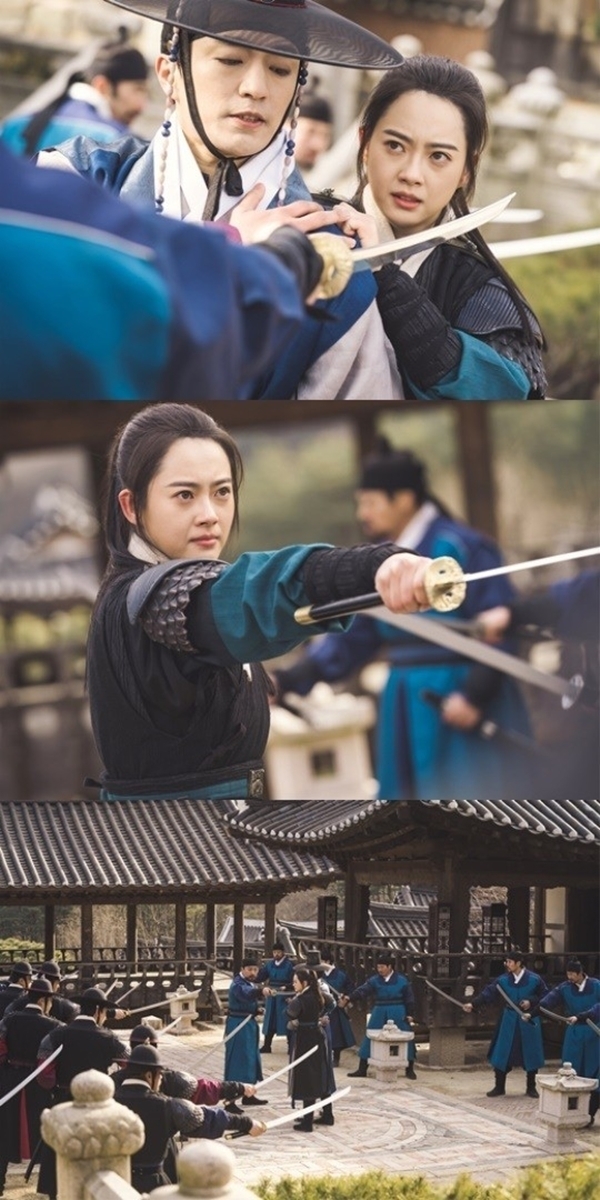 SBS '해치' 고아라의 현장 스틸 컷.  SBS