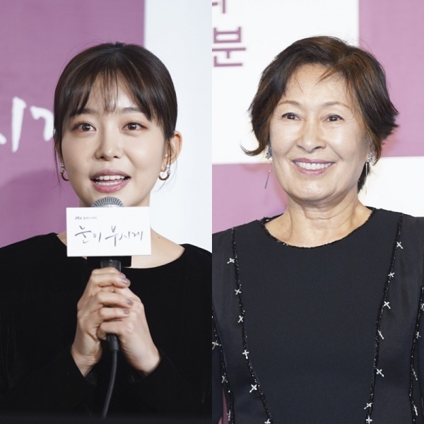 배우 김가은(왼쪽), 김혜자. JTBC