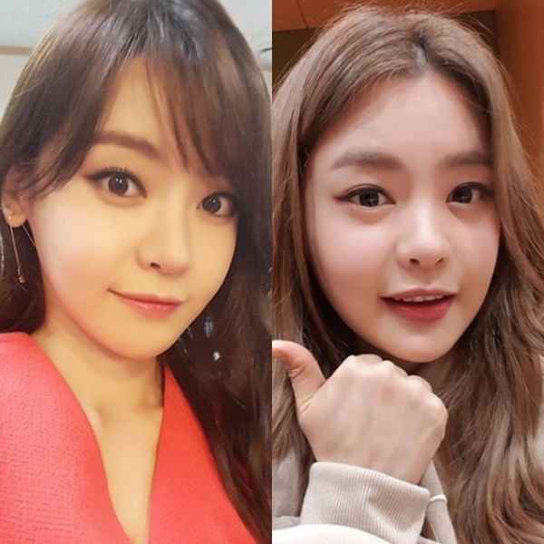 방송인 서유리의 2016년 모습과 최근 모습. 서유리 인스타그램