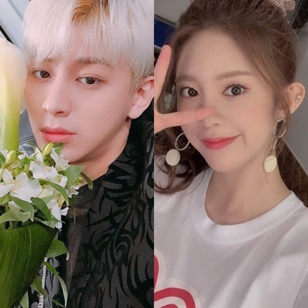 아이콘 송윤형(왼쪽)과 모모랜드 데이지. 송윤형 인스타그램(왼쪽), 모모랜드 공식 인스타그램