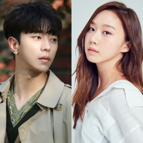 배우 윤현민(왼쪽)과 고성희(오른쪽). 제이에스픽쳐스, 사람엔터테인먼트