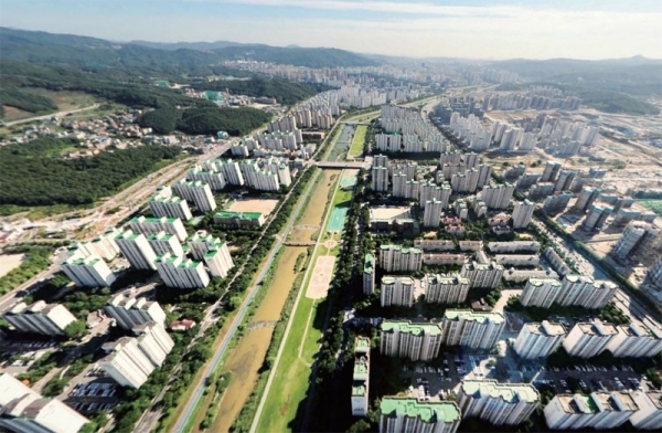 수도권 신도시 중 분당이 가장 큰 하락폭을 보였다.