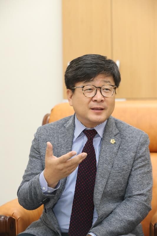 ▲ 정의당 송치용 도당위원장