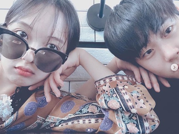 김보라와 조병규. 조병규 인스타그램