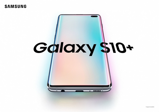 ▲ 삼성 갤럭시 S10+_프리즘 화이트