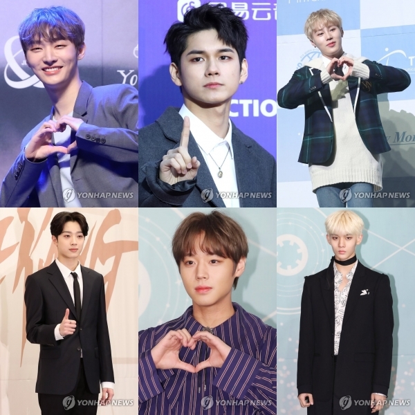 해외 팬미팅에 나서는 워너원 출신 멤버들. 연합뉴스