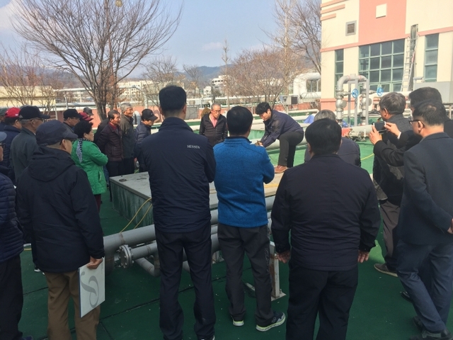 ▲ 연천군 가평분뇨처리시설견학