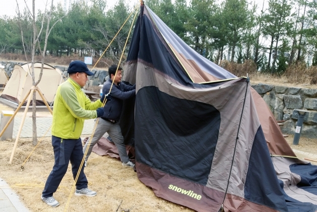 광교호수공원 가족캠핑장 환경정비