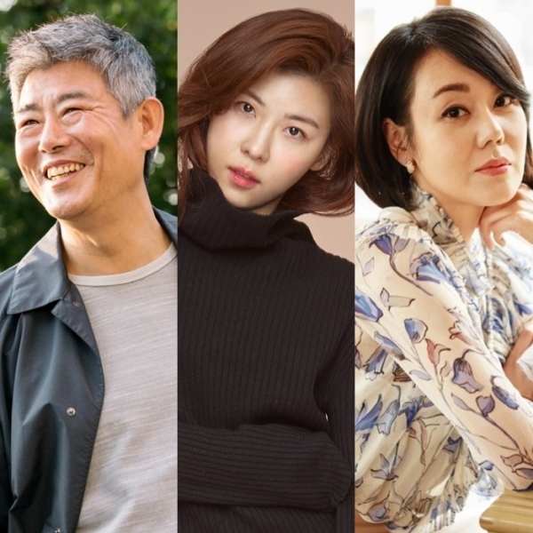 왼쪽부터 성동일 하지원 김윤진. 각 소속사