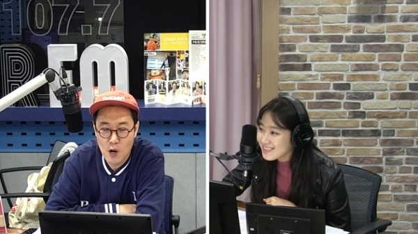 '김영철의 파워FM'에 출연한 주시은 아나운서. SBS 파워FM 보이는 라디오
