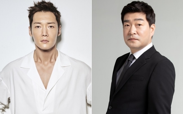 배우 최진혁(왼쪽)과 손현주(오른쪽). 지트리크리에이티브, 키이스트