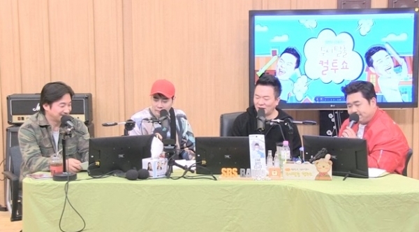'두시탈출 컬투쇼' 보이는 라디오에 출연한 배우 전노민(맨 왼쪽). SBS 파워FM