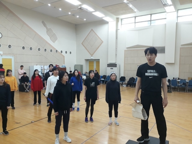 ▲ 수원시립공연단 연습장면