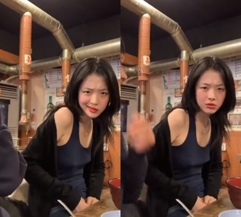 라이브 방송을 진행 중인 설리. 설리 인스타그램