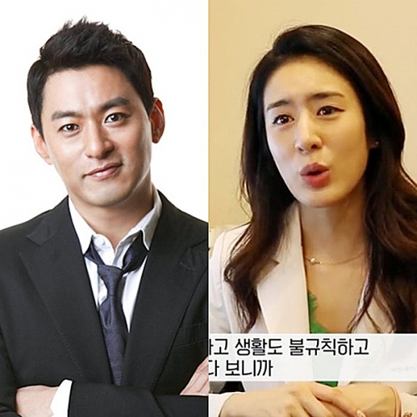 배우 주진모와 가정의학과 전문의 민혜연 씨. 화이브라더스코리아, SBS 방송 캡처