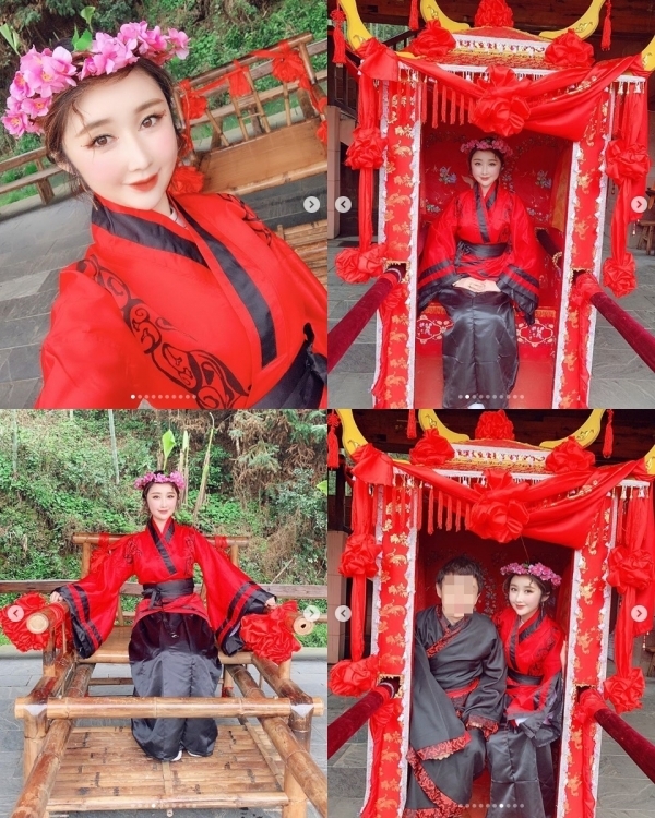 성은채가 결혼식 사진을 공개했다. 성은채 인스타그램