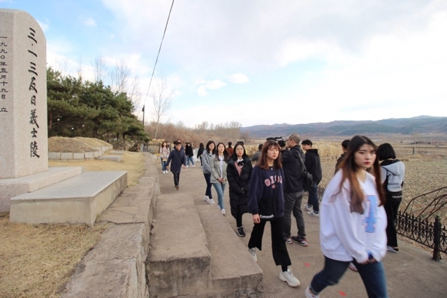 ▲ 도교육청 학생대표 33인 간도 방문4