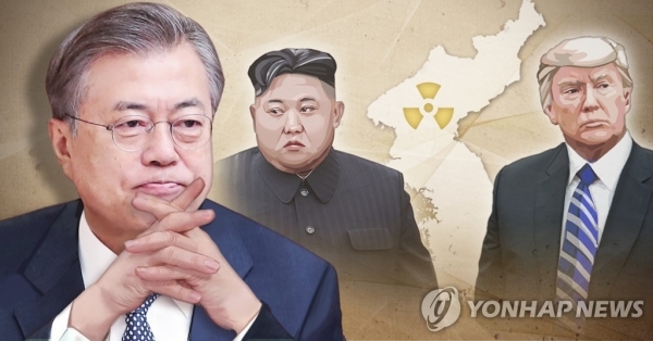 한반도 정세, 고심하는 문 대통령 (PG)  /연합