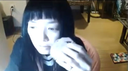 사망한 일본의 먹방 유튜버. 유튜브 화면 갈무리