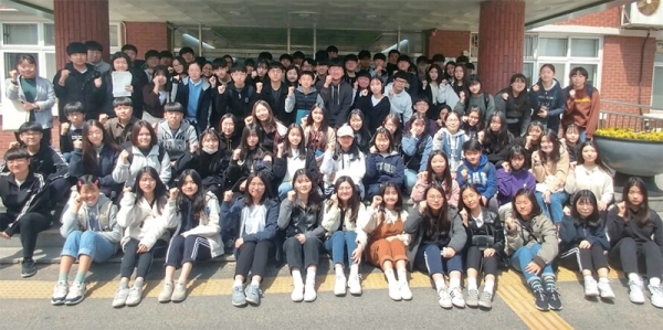 지난 13일 군포 흥진고교에서 진행된 경기도교육청 미디어경청 칼럼니스트 오리엔테이션.