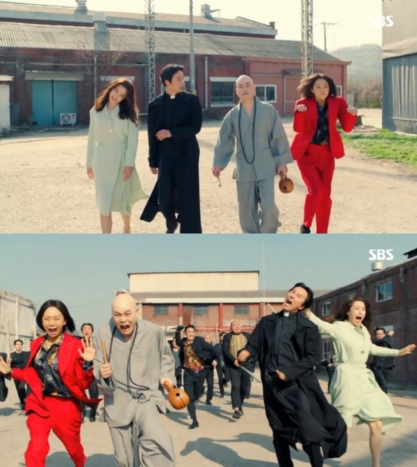 sbs'열혈사제' 방송화면