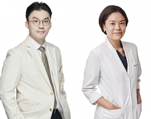 ▲ 성빈센트병원 피부과 배정민교수, 김미리 교수