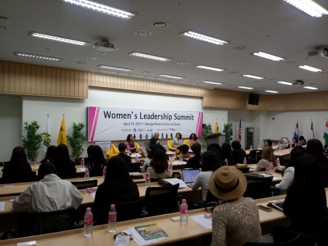 ‘EPBWN’이 창립 6주년을 맞아 지난 19일 인천글로벌캠퍼스 내 조지메이슨대에서 ‘여성 리더십 서밋 및 갈라’ 행사를 개최했다. 인천경제청 제공