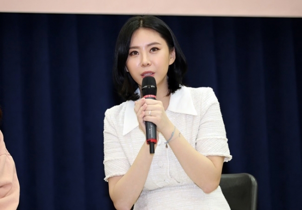 故 장자연 사건 증인 윤지오. 연합뉴스