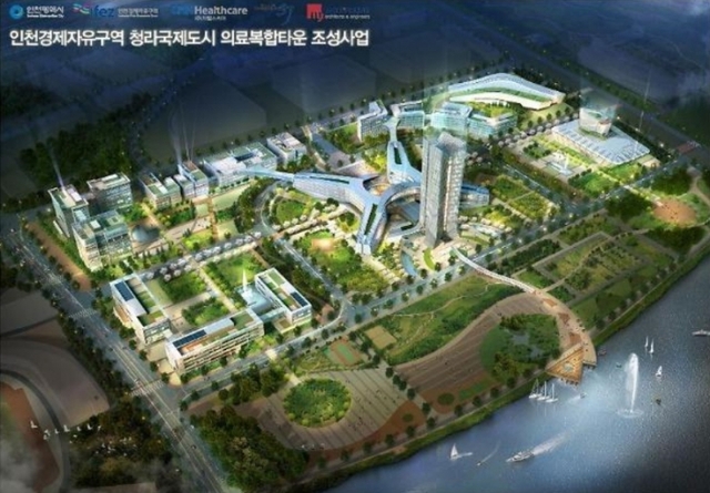 ▲ 청라의료복합타운 조감도