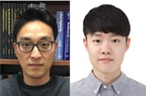 ▲ 김교범 교수, 박의선 학생