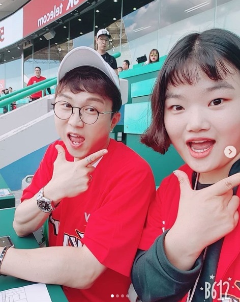 개그맨 박성광과 임송 매니저. 박성광 인스타그램