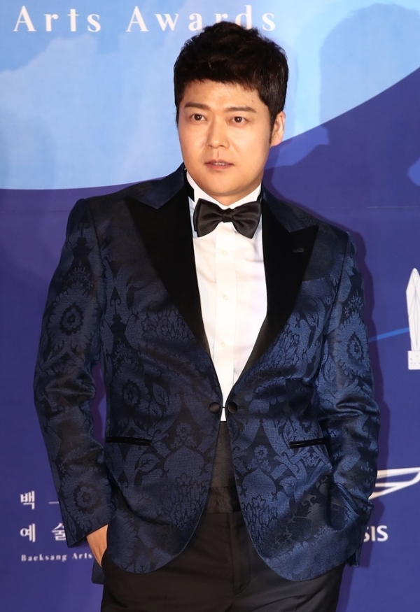 제55회 백상예술대상에 참석한 방송인 전현무. 연합뉴스