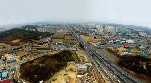 ▲ (사진) 보정 마북 경제신도시 예상구역 전경