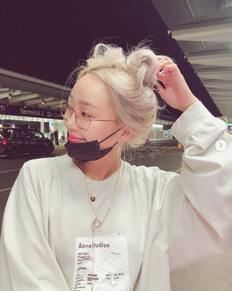 가수 효린. 인스타그램