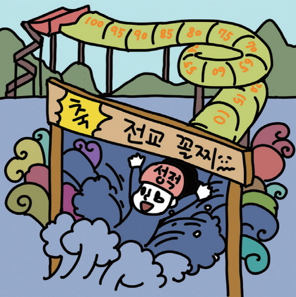 그래서 떨어지는 #나의 성적!