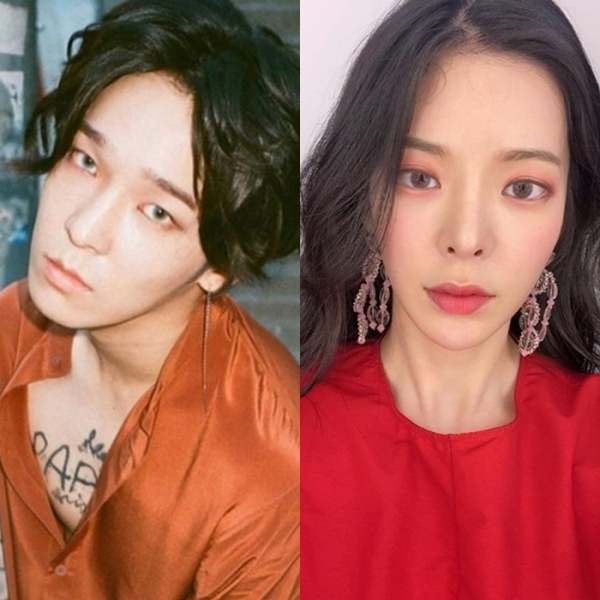 가수 남태현(왼쪽)과 장재인. 남태현 장재인 인스타그램