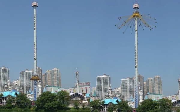 롯데월드 자이로드롭. 롯데월드 인스타그램