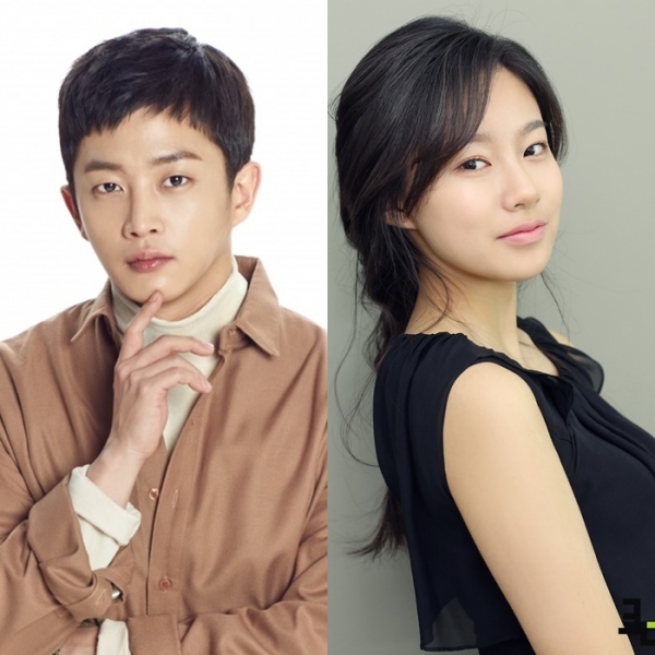 배우 김민석과 박유나. 리스펙트엔터테인먼트, 크다컴퍼니
