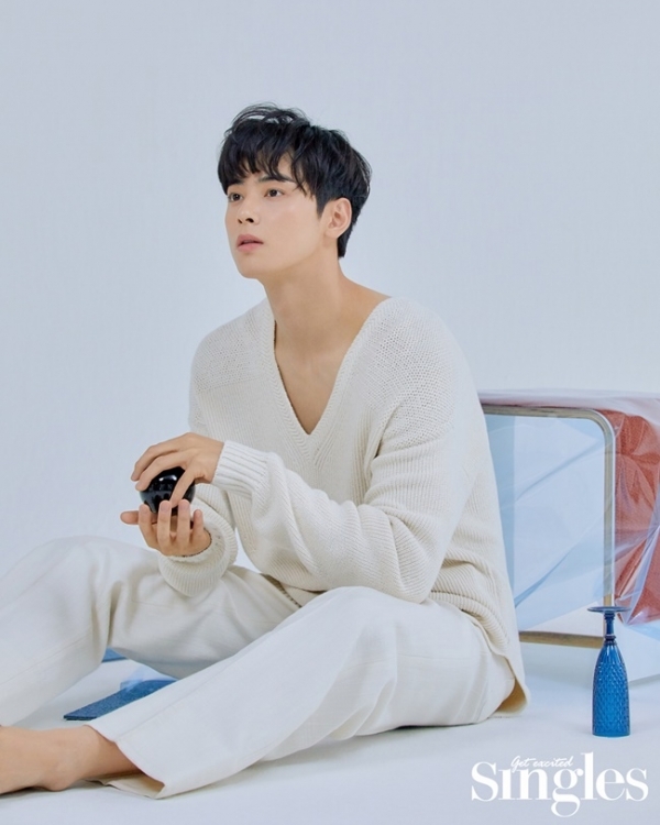 배우 신세경 차은우 '싱글즈' 7월호 화보. 싱글즈