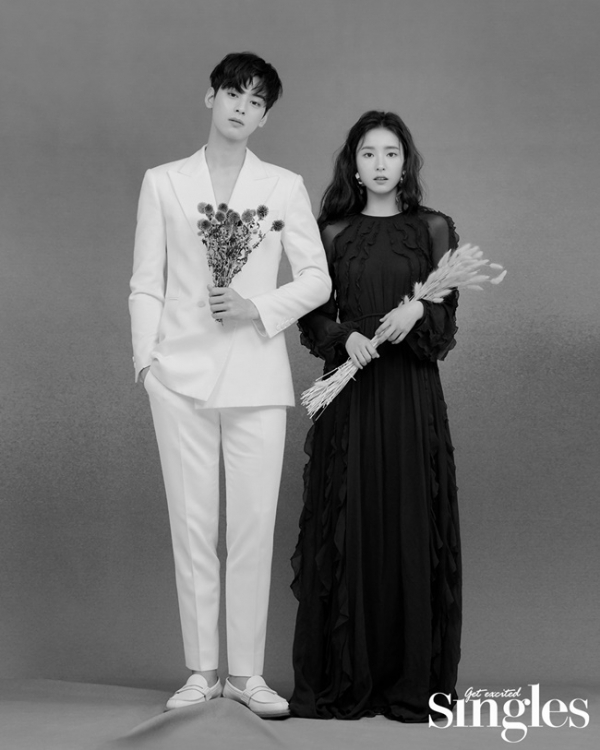 배우 신세경 차은우 '싱글즈' 7월호 화보. 싱글즈