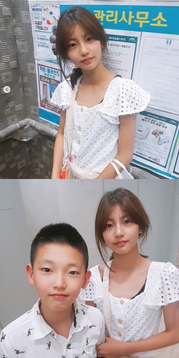 배우 박잎선이 딸 송지아와 아들 송지욱의 근황을 공개했다. 박잎선 인스타그램