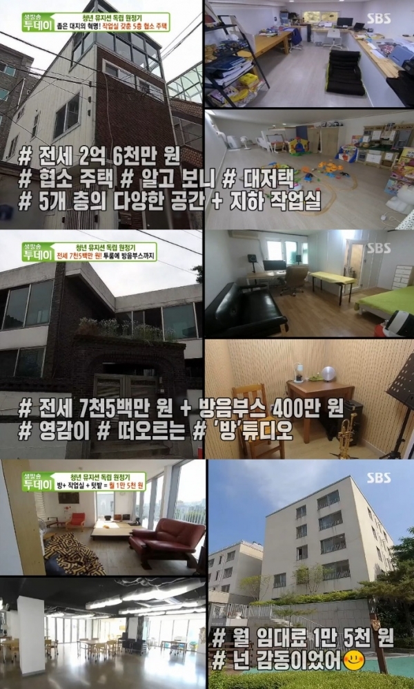 '생방송 투데이'에서는 청년 뮤지션 독립 원정기가 그려졌다. 방송 캡처