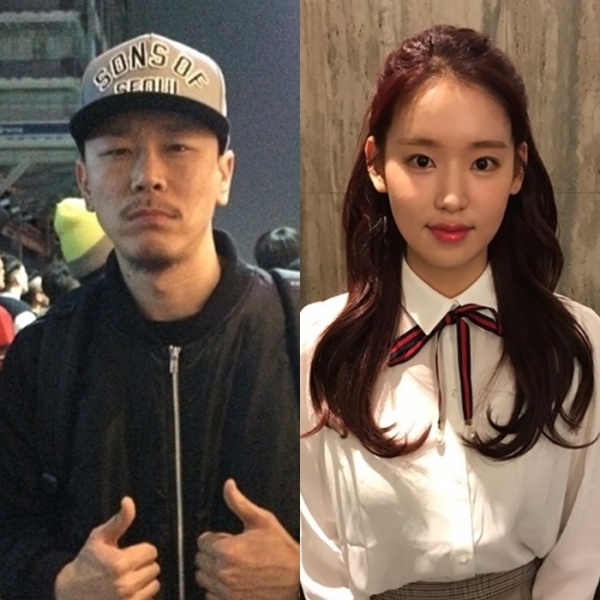 빌스택스(왼쪽)와 박환희. 빌스택스 박환희 SNS