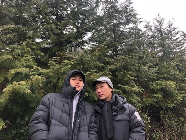 개그맨 이승윤(오른쪽)과 매니저. 이승윤 인스타그램