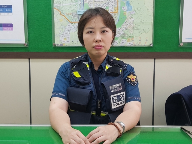 ▲ 분당경찰서 금곡지구대 신윤정 경사