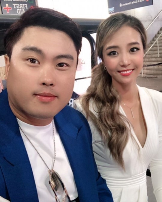 류현진 배지현 부부. 배지현 인스타그램