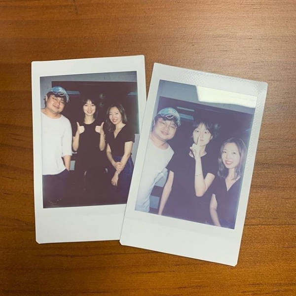 최유화가 '타짜3' 권오광 감독과 함께 찍은 사진을 공개했다. 최유화 인스타그램