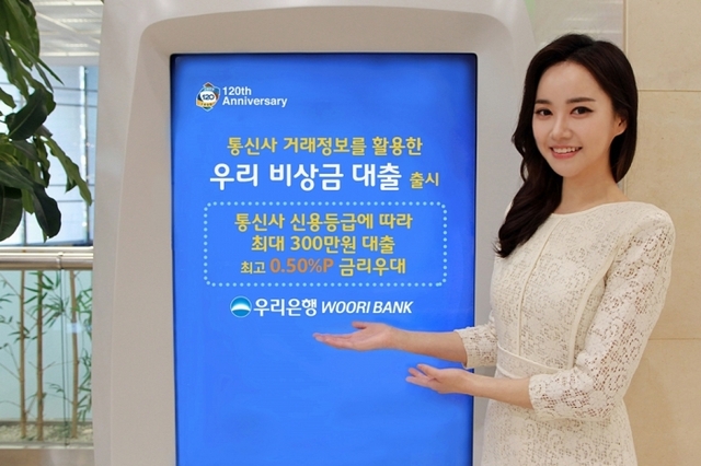 ▲ 0710(우리은행, 통신사 거래정보를 활용한 '우리 비상금 대출' 출시)